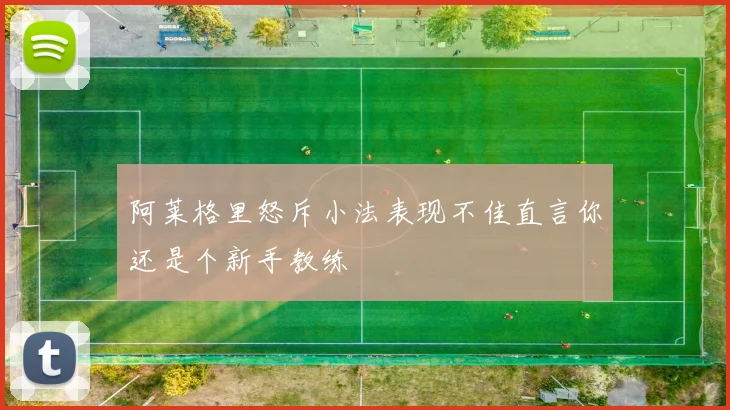 阿莱格里怒斥小法表现不佳直言你还是个新手教练