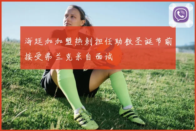 海廷加加盟热刺担任助教圣诞节前接受弗兰克亲自面试